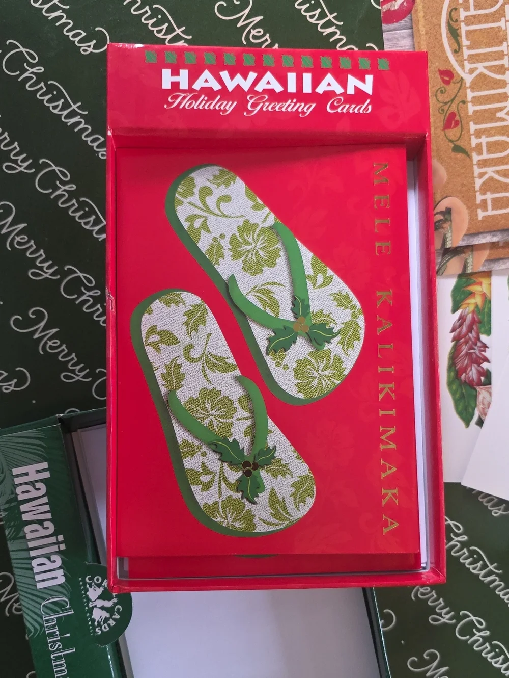 Hawaiian Mele Kalikimaka Christmas Cards Lot 14 Hawaii Holiday Greeting Cards